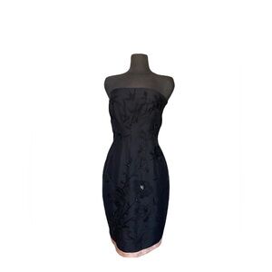 Tracy Reese Silk Cocktail Dress Black Sz 8